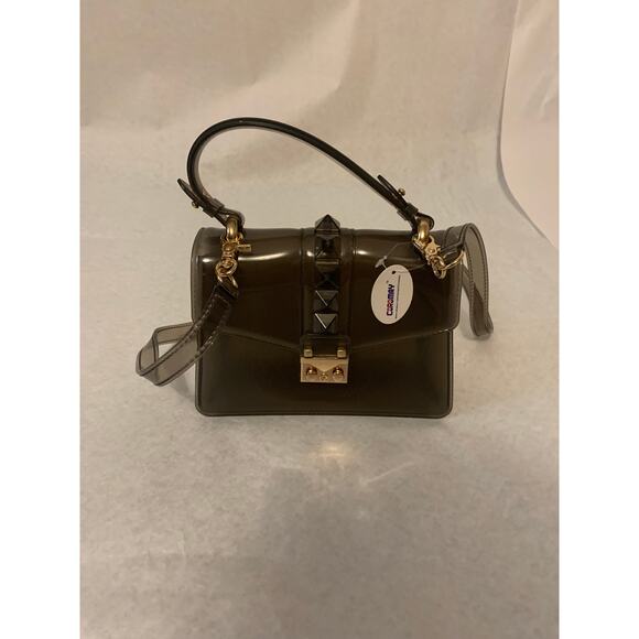 Coromay Black See-through Game Day Event Small Crossbody Purse NWT - Picture 2 of 11